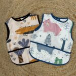 Vest-like designed bibs