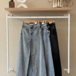High waist wide leg jeans