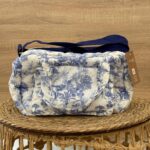 Blue & white mommy bag
