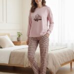 Plaid pattern pyjama