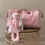 Stars pink mommy bag