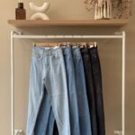 High waist mom cut jeans