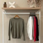 Gold button cuff sweater