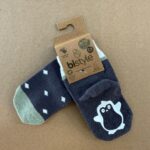 Animal print organic baby socks