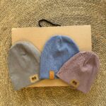 Ribbed cotton beanie