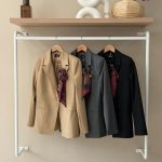 Single breasted blazers with scarf