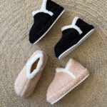 Sherpa bootie slippers