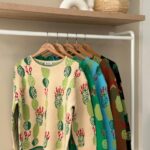 Cactus print sweater