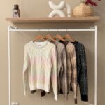 Jeweled neckline sweater