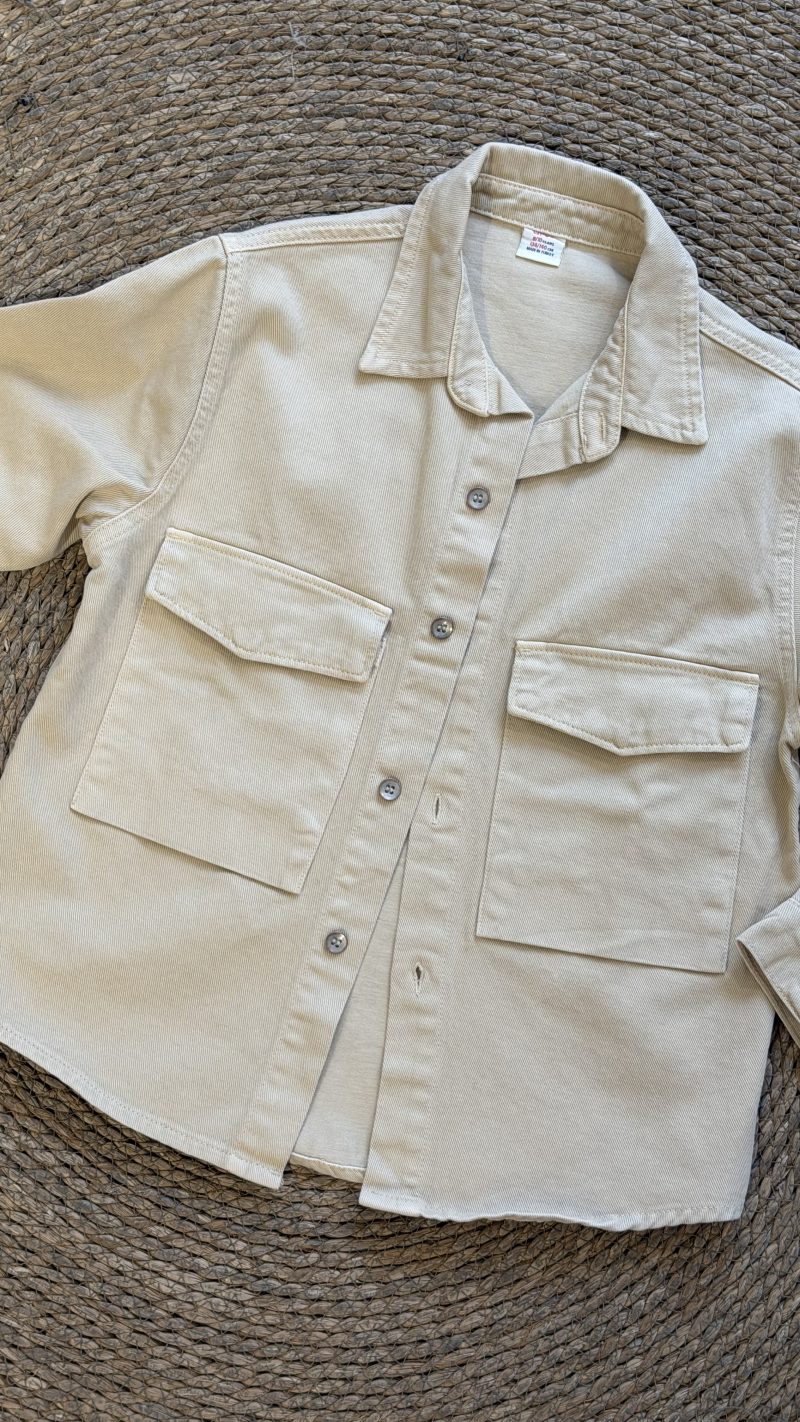 Oversized denim jacket