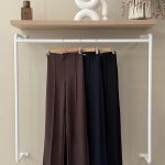 Essential High-Waist Cotton Trousers