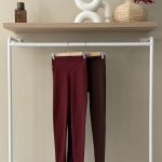 High rise ankle-length legging