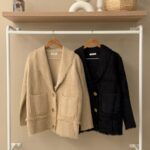 Fuzzy knit shaggy jacket