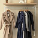 Classic belted notch lapel coat