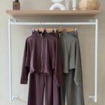 Modern cropped zip jacket & trouser set