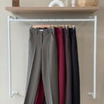 Classic tailored straight leg trousers