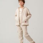 Linen-like Hooded Jacket and Jogger Set