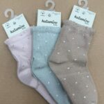 Kids Polka Dot Cotton Socks 3-Pack