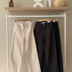 High waist wide leg jeans