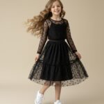 Star Mesh skirt and top set