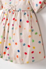 Dots Short Sleeve Dress - Image 3