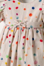 Dots Short Sleeve Dress - Image 2