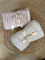 Striped Cotton Baby Blanket