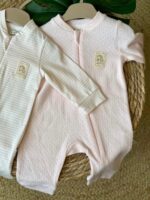 Pink baby sleepsuits (2pcs) - Image 2
