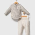Baby Boys Striped Shirt and Pants Set