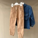 Kids Beige Jogger Pant