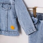 Toddler Light Blue Denim Jacket and Pants Set - Image 3