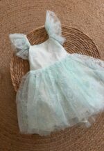 Mint Green Girls Tulle Party Dress