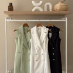 Sleevless double breasted blazer dress