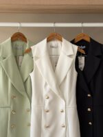 Sleevless double breasted blazer dress - Image 2