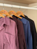 Oversized high-low textured shirt - Image 2