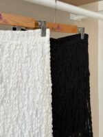 Lace patterned column midi skirt - Image 3