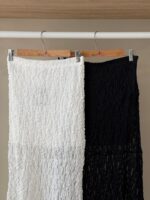 Lace patterned column midi skirt - Image 2