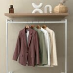 Single button linen blazer