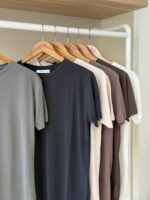 Essential side slit crew neck relaxed t-shirt - Image 3