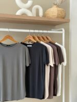 Essential side slit crew neck relaxed t-shirt - Image 2