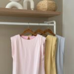 Padded shoulder t-shirt