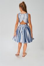 Metalic Skirt and crop top Set - Image 2