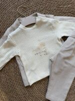 Baby Beige Blazer and Pants Set - Image 2