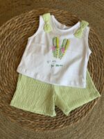 Cactus Print Top and Shorts Set - Image 2