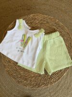 Cactus Print Top and Shorts Set