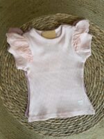 Ruffle Sleeve Ribbed Top - Image 3