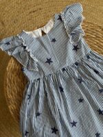 Striped Star Print Ruffle Dress - Image 3
