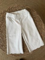 Green Ruffle Top and White Pants Set - Image 2