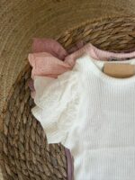 Ruffle Sleeve Ribbed Top - Image 2