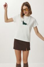 Dachshund embroidered graphic t-shirt - Image 2